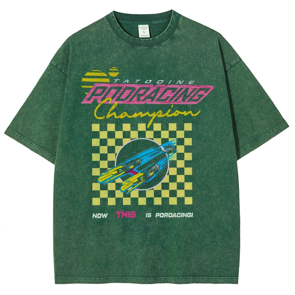 Tatooine Podracing Champion Retro Washed T-Shirt