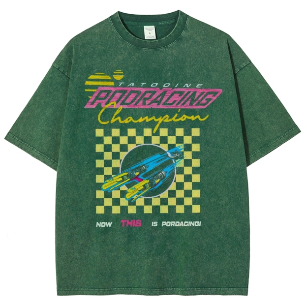 Tatooine Podracing Champion Retro Washed T-Shirt