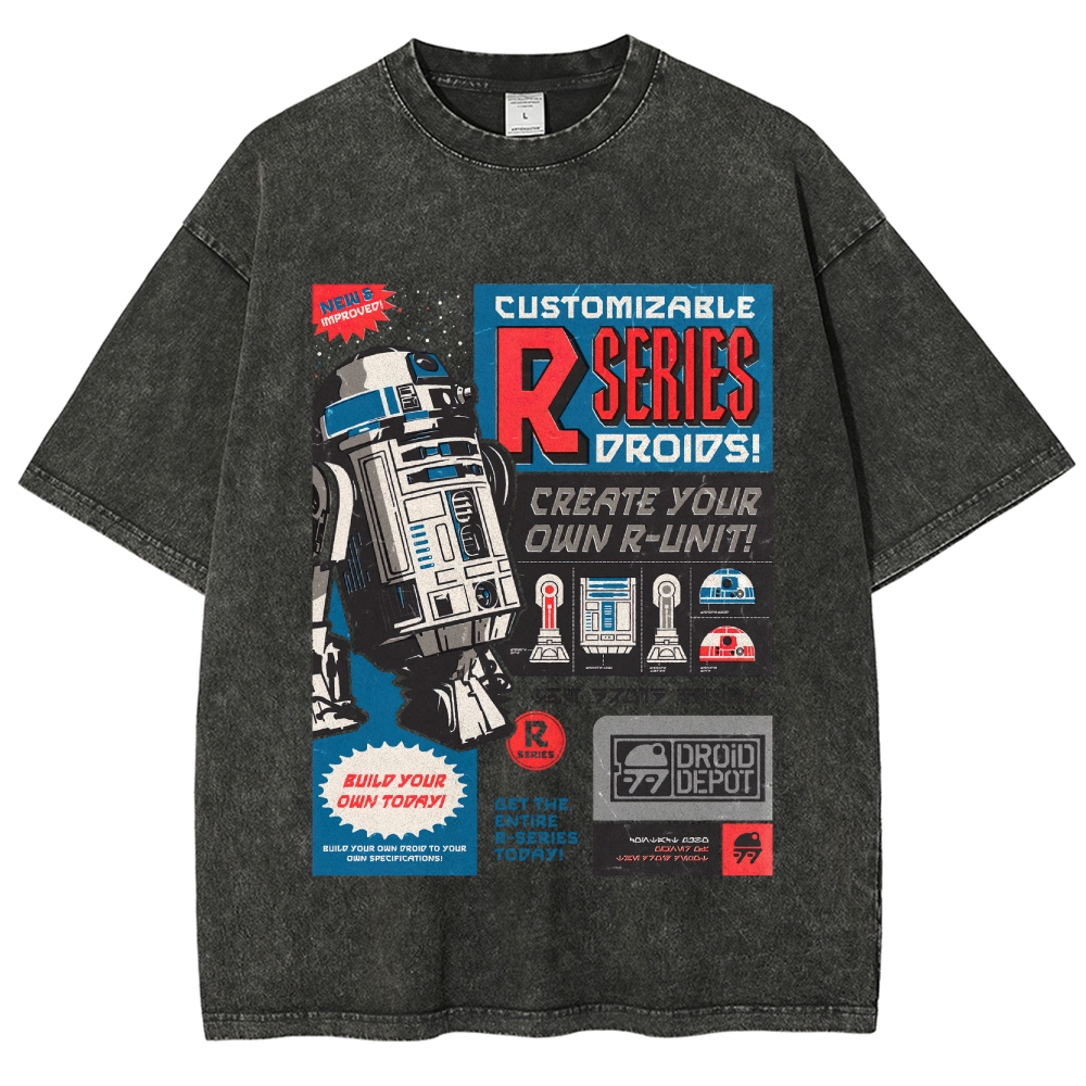 R-Series Droids Customizable Washed T-Shirt