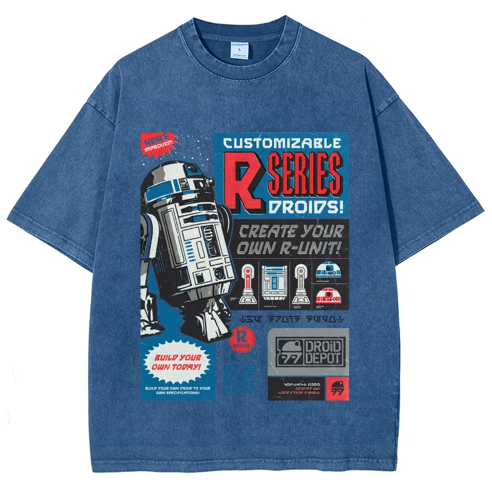 R-Series Droids Customizable Washed T-Shirt