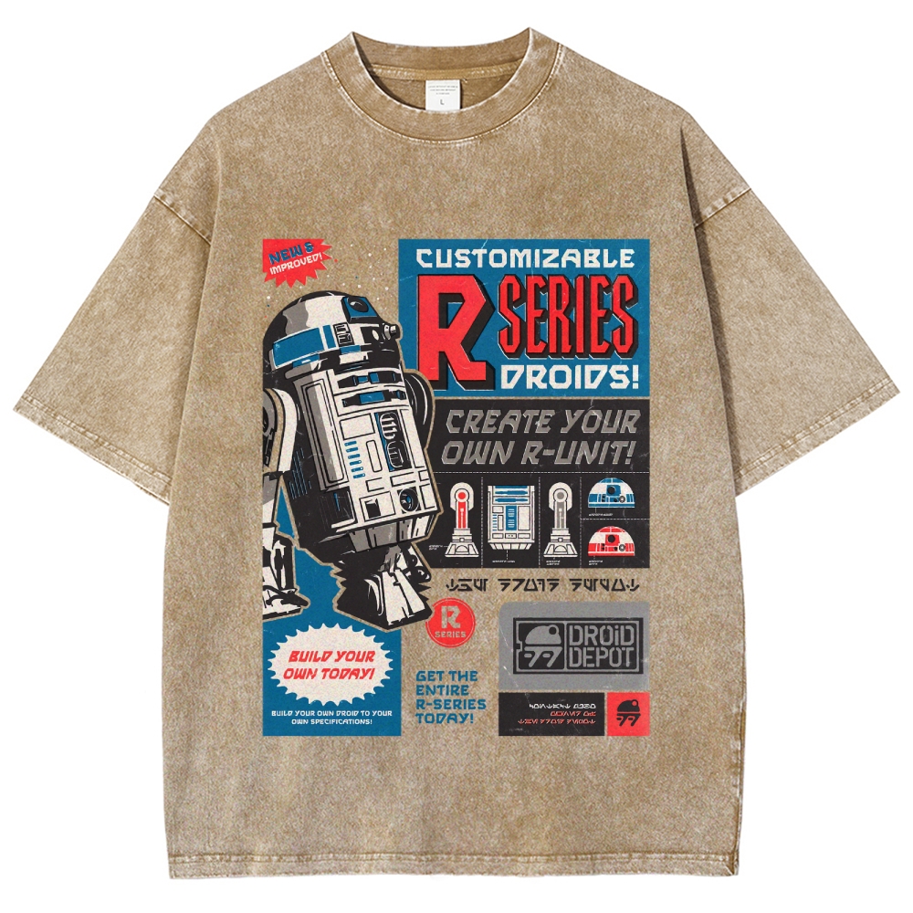 R-Series Droids Customizable Washed T-Shirt