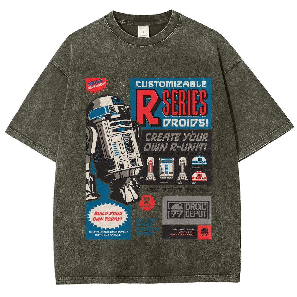 R-Series Droids Customizable Washed T-Shirt