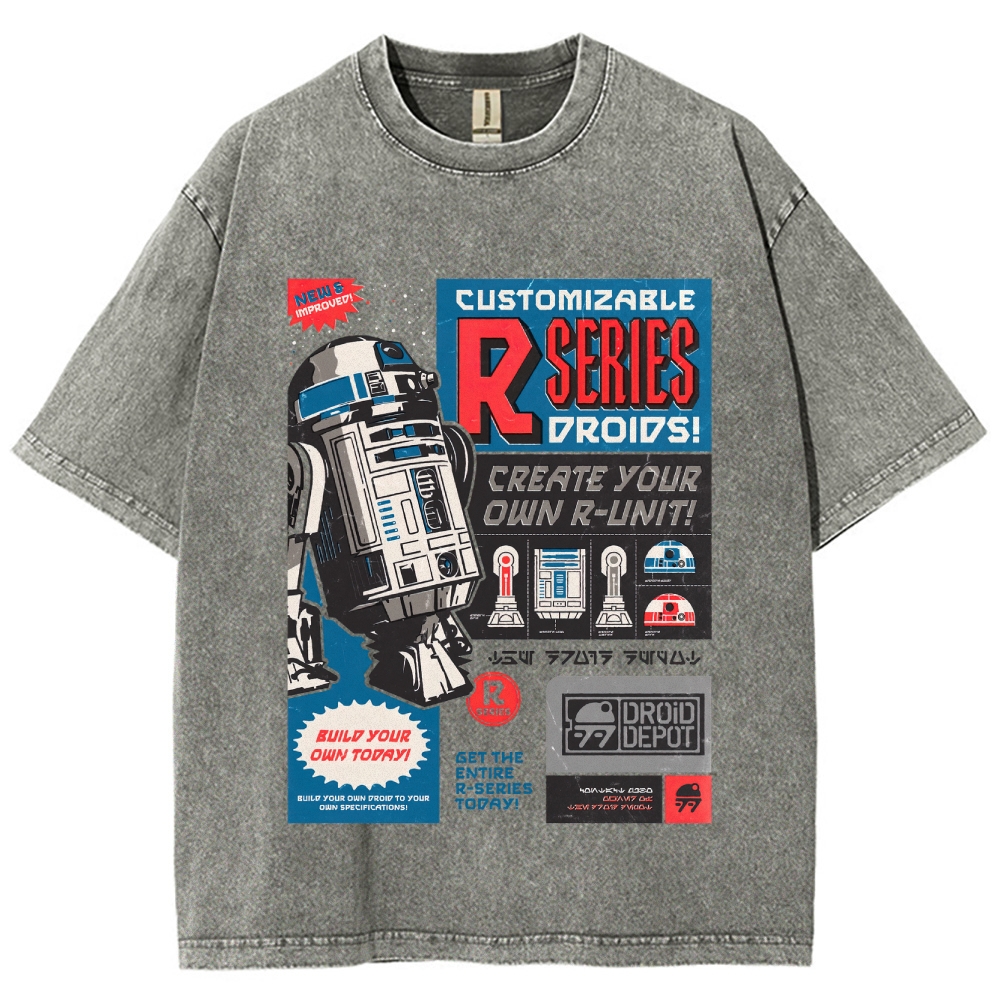 R-Series Droids Customizable Washed T-Shirt