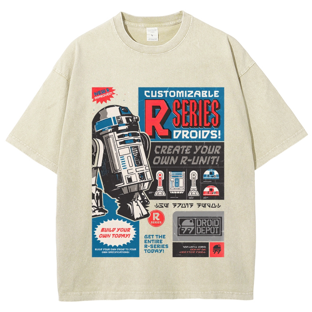 R-Series Droids Customizable Washed T-Shirt
