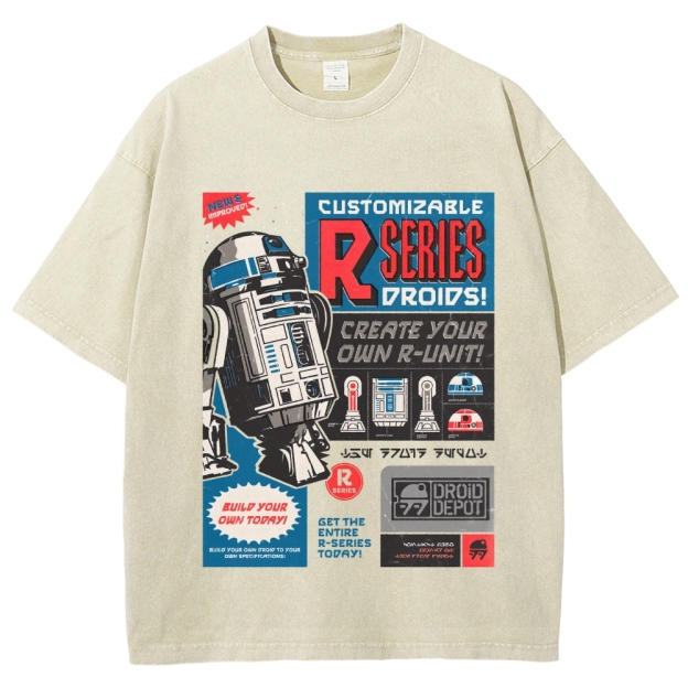 R-Series Droids Customizable Washed T-Shirt