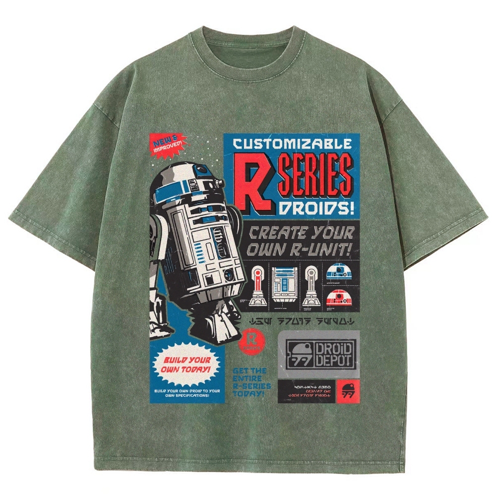 R-Series Droids Customizable Washed T-Shirt