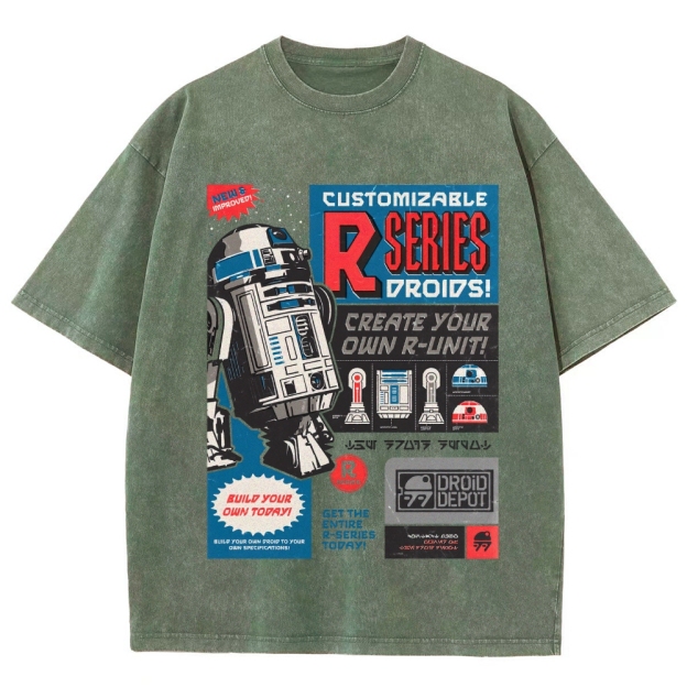 R-Series Droids Customizable Washed T-Shirt