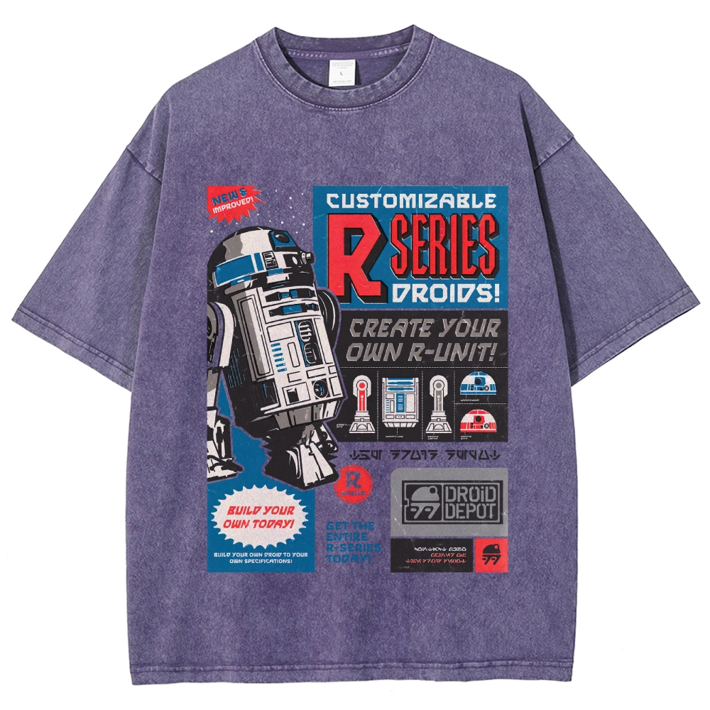 R-Series Droids Customizable Washed T-Shirt