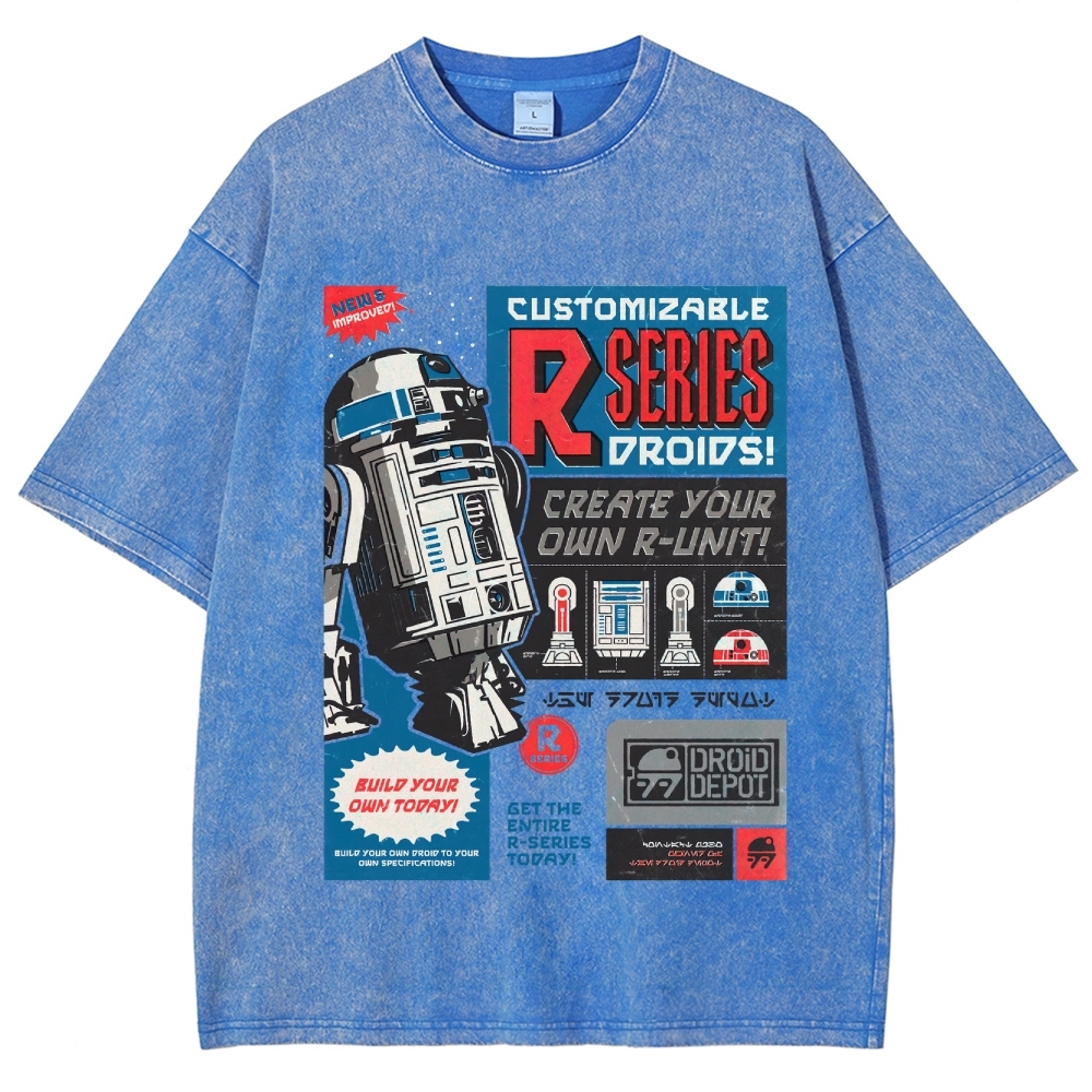 R-Series Droids Customizable Washed T-Shirt