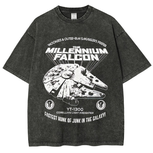 Millennium Falcon Smuggler’s Choice Washed T-Shirt