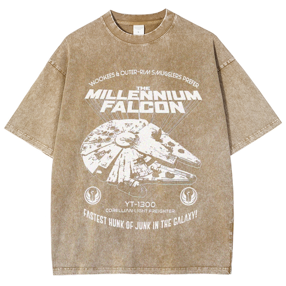 Millennium Falcon Smuggler’s Choice Washed T-Shirt