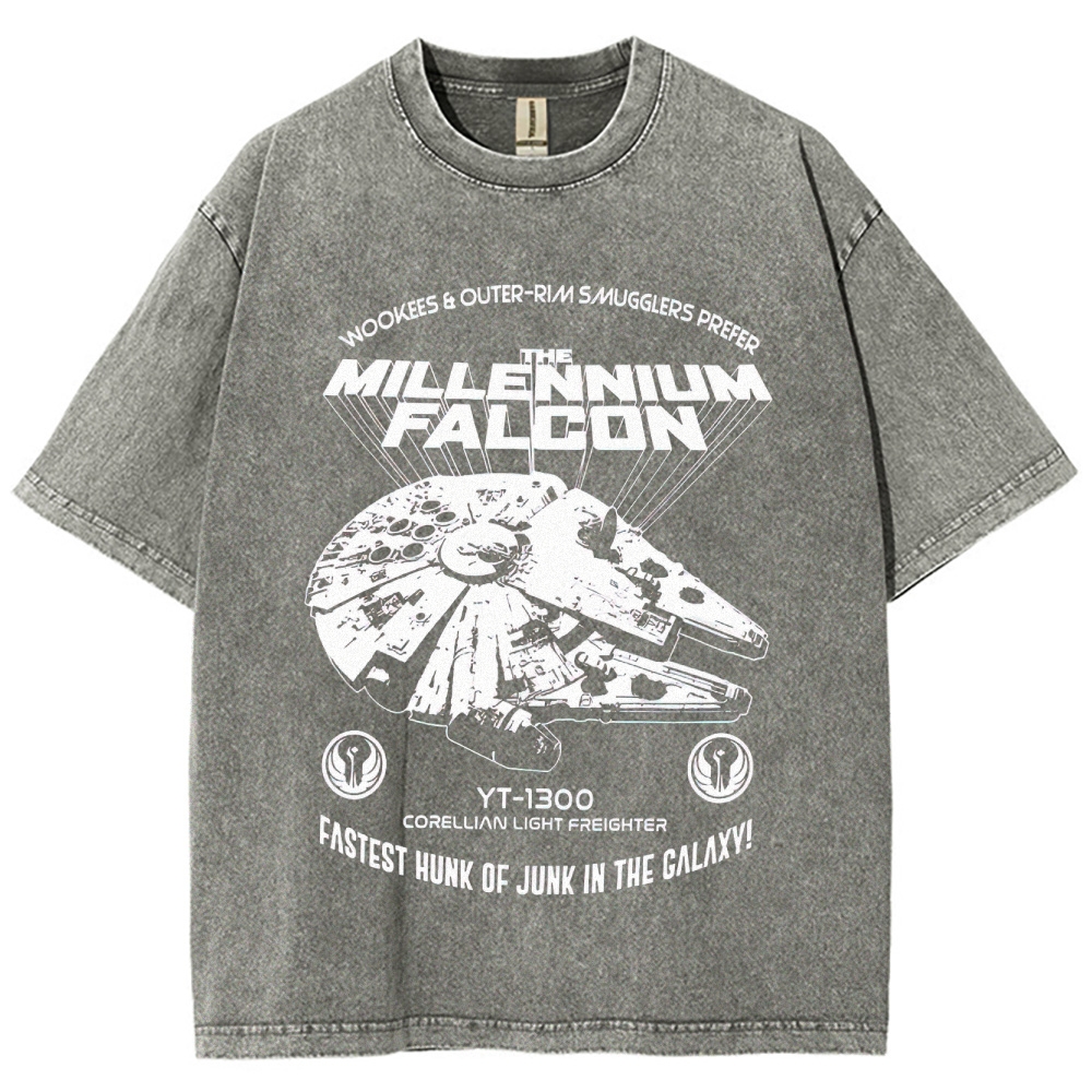 Millennium Falcon Smuggler’s Choice Washed T-Shirt
