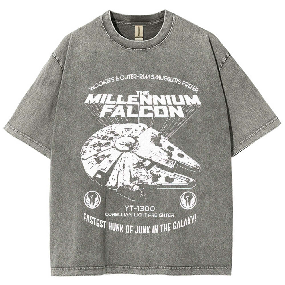 Millennium Falcon Smuggler’s Choice Washed T-Shirt