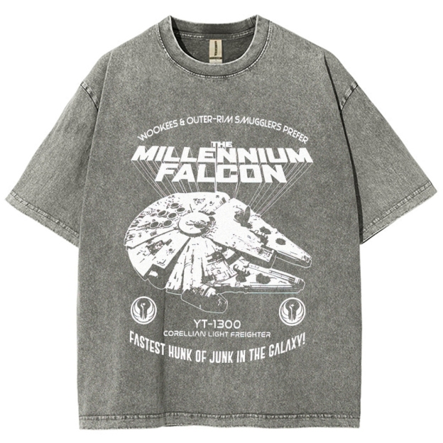 Millennium Falcon Smuggler’s Choice Washed T-Shirt