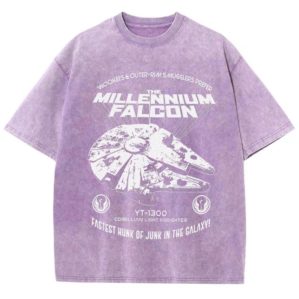 Millennium Falcon Smuggler’s Choice Washed T-Shirt