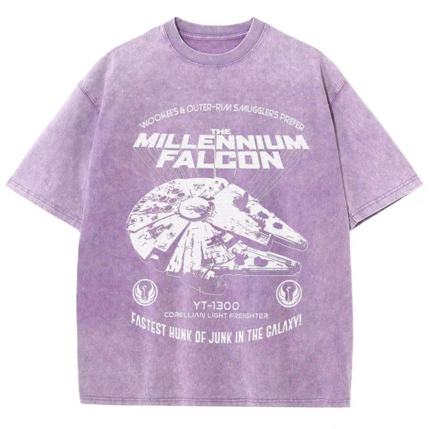 Millennium Falcon Smuggler’s Choice Washed T-Shirt