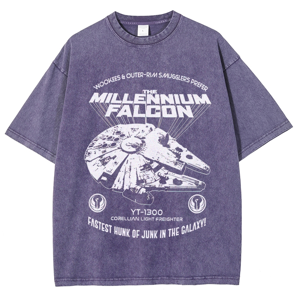Millennium Falcon Smuggler’s Choice Washed T-Shirt