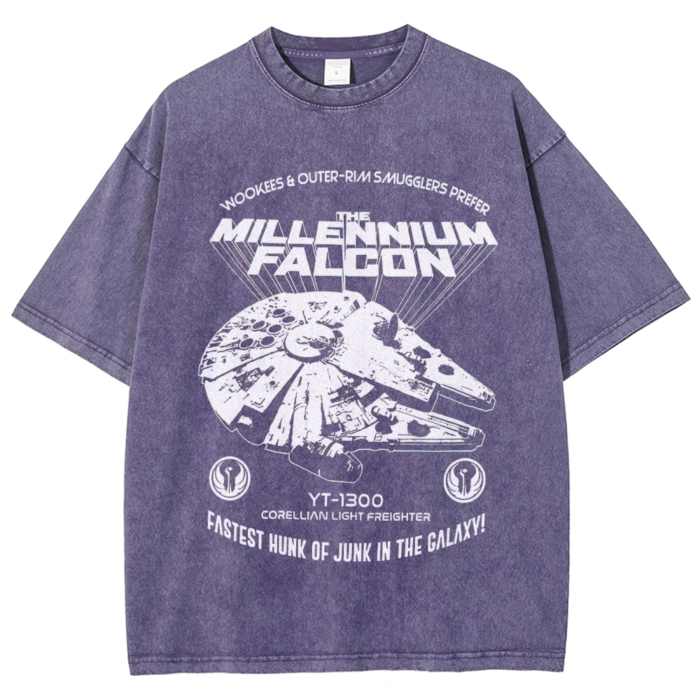 Millennium Falcon Smuggler’s Choice Washed T-Shirt