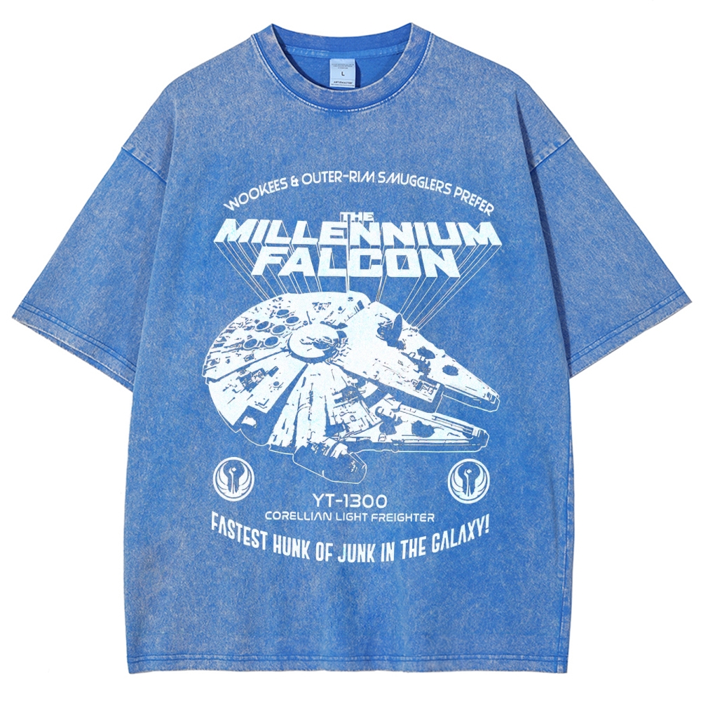 Millennium Falcon Smuggler’s Choice Washed T-Shirt