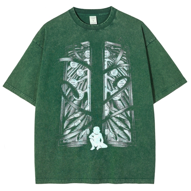  Anime Vintage Washed T-Shirt 