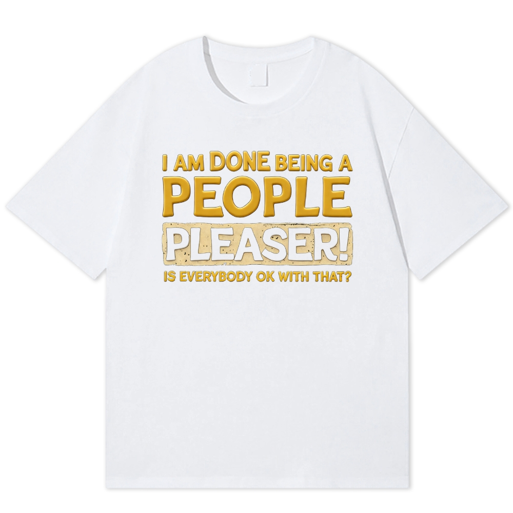 Barefoot Survivor Retro Block Cotton T-shirt