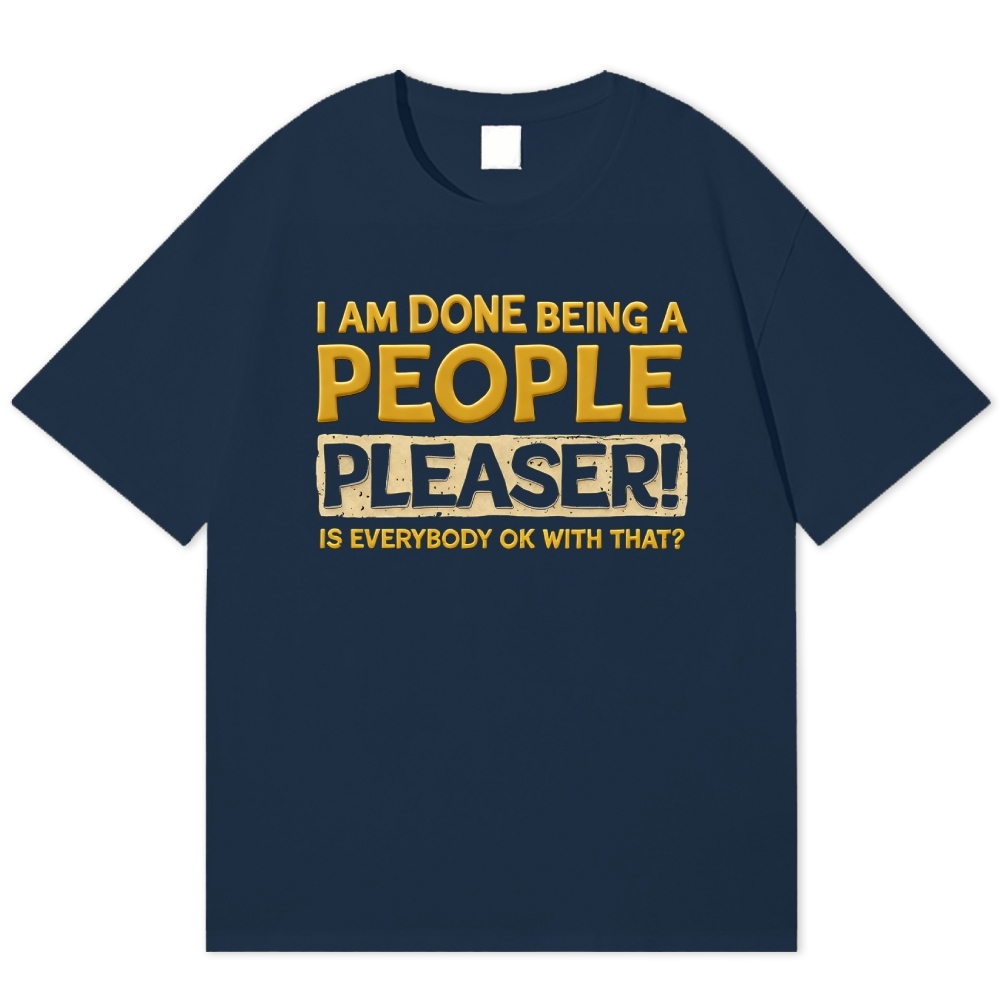 Barefoot Survivor Retro Block Cotton T-shirt