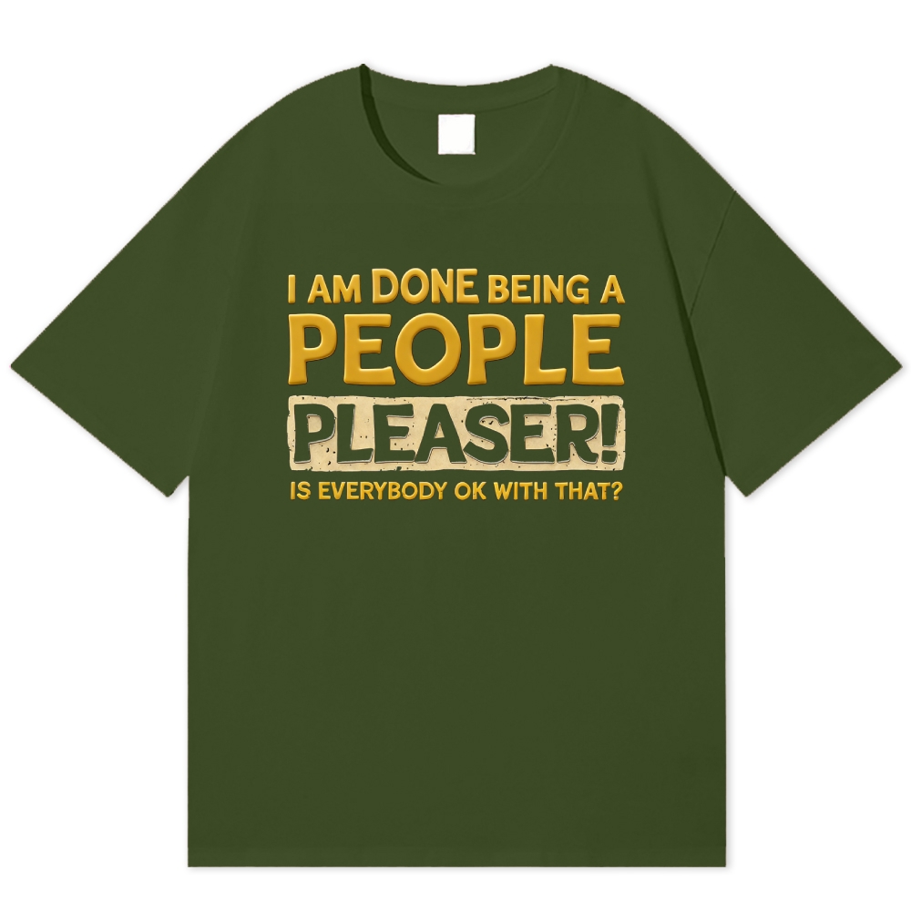 Barefoot Survivor Retro Block Cotton T-shirt