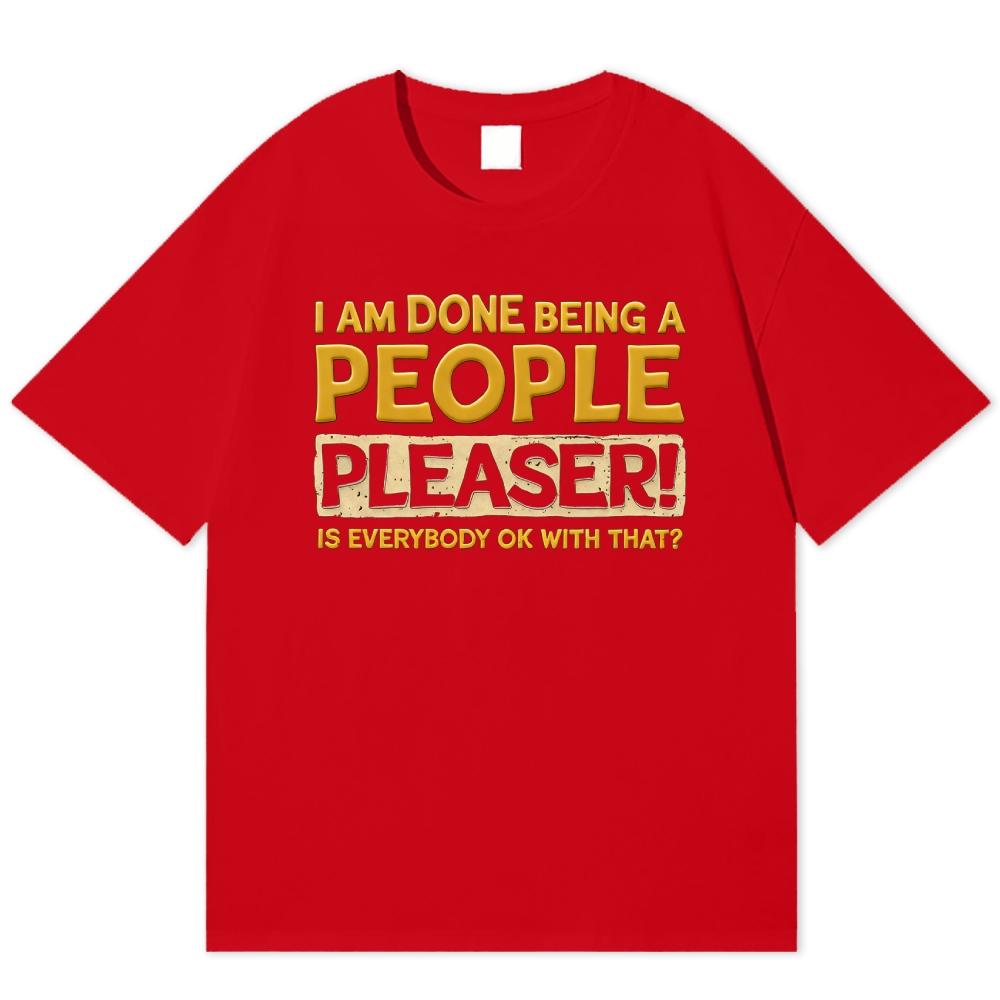 Barefoot Survivor Retro Block Cotton T-shirt