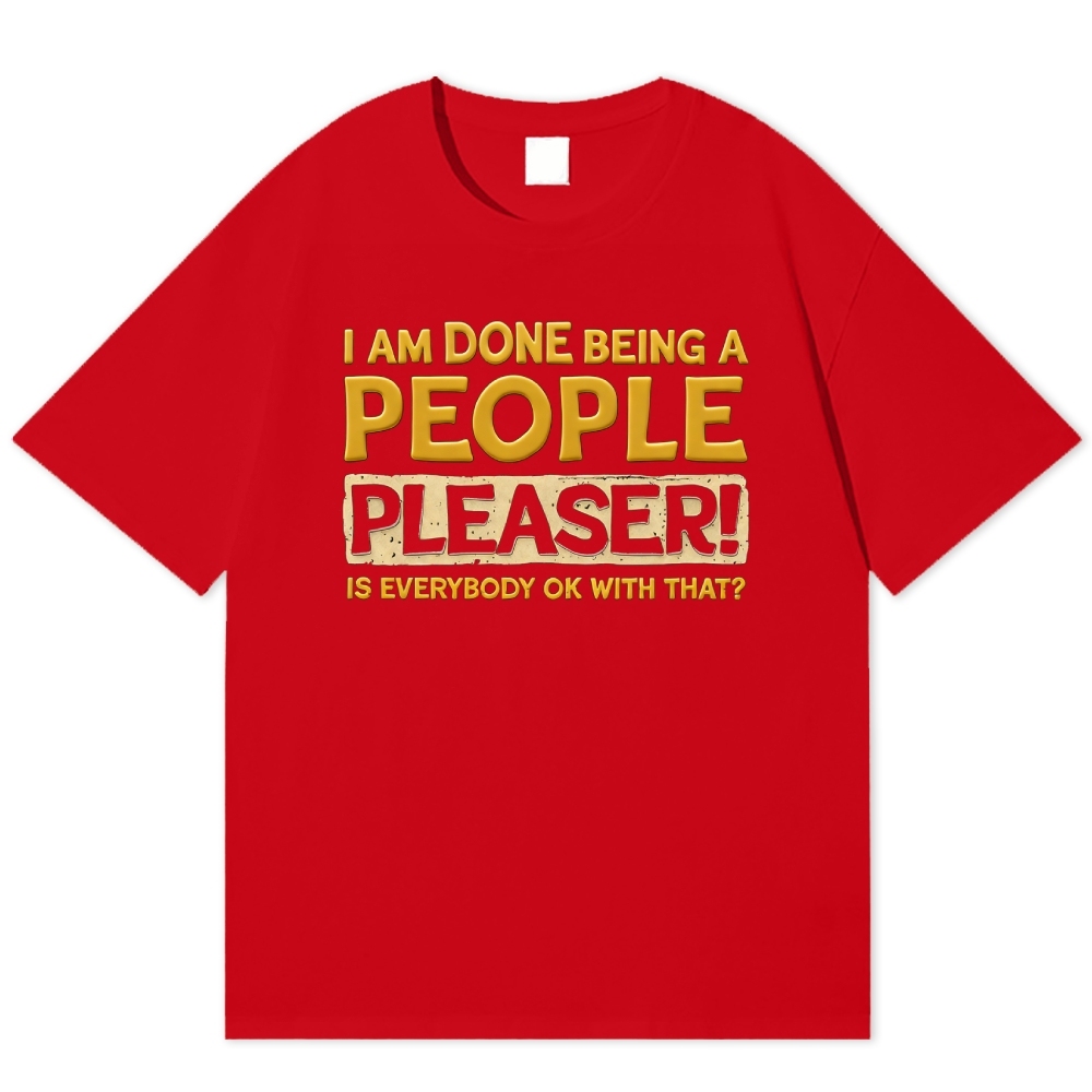 Barefoot Survivor Retro Block Cotton T-shirt