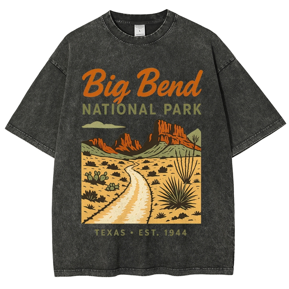 Big Bend National Park Retro Washed T-Shirt