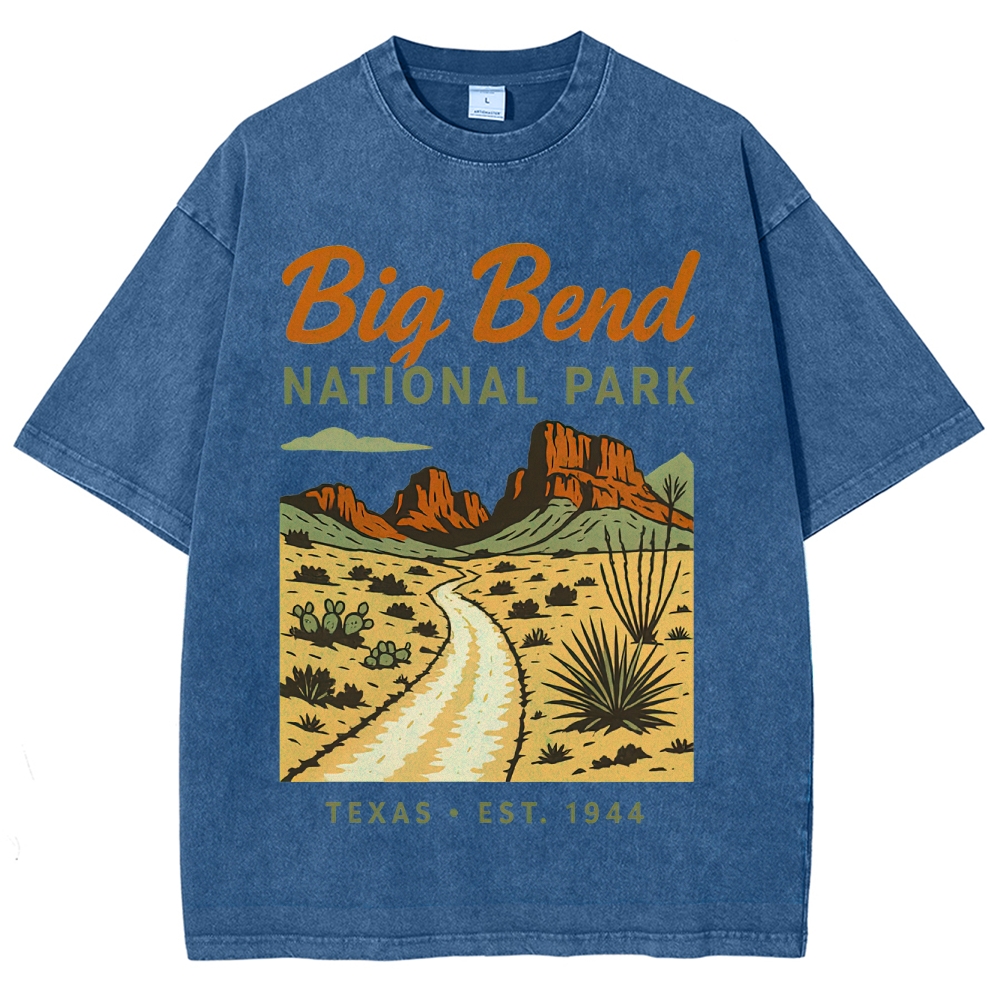 Big Bend National Park Retro Washed T-Shirt