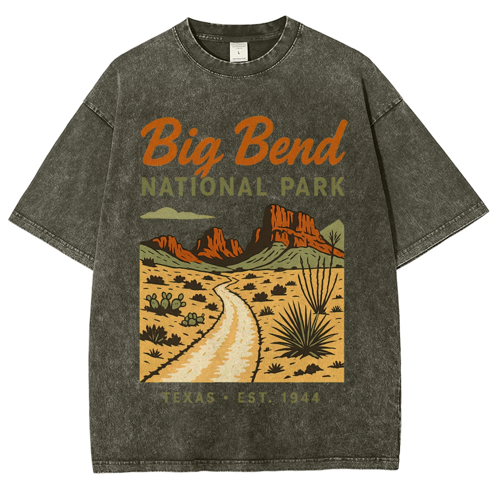 Big Bend National Park Retro Washed T-Shirt