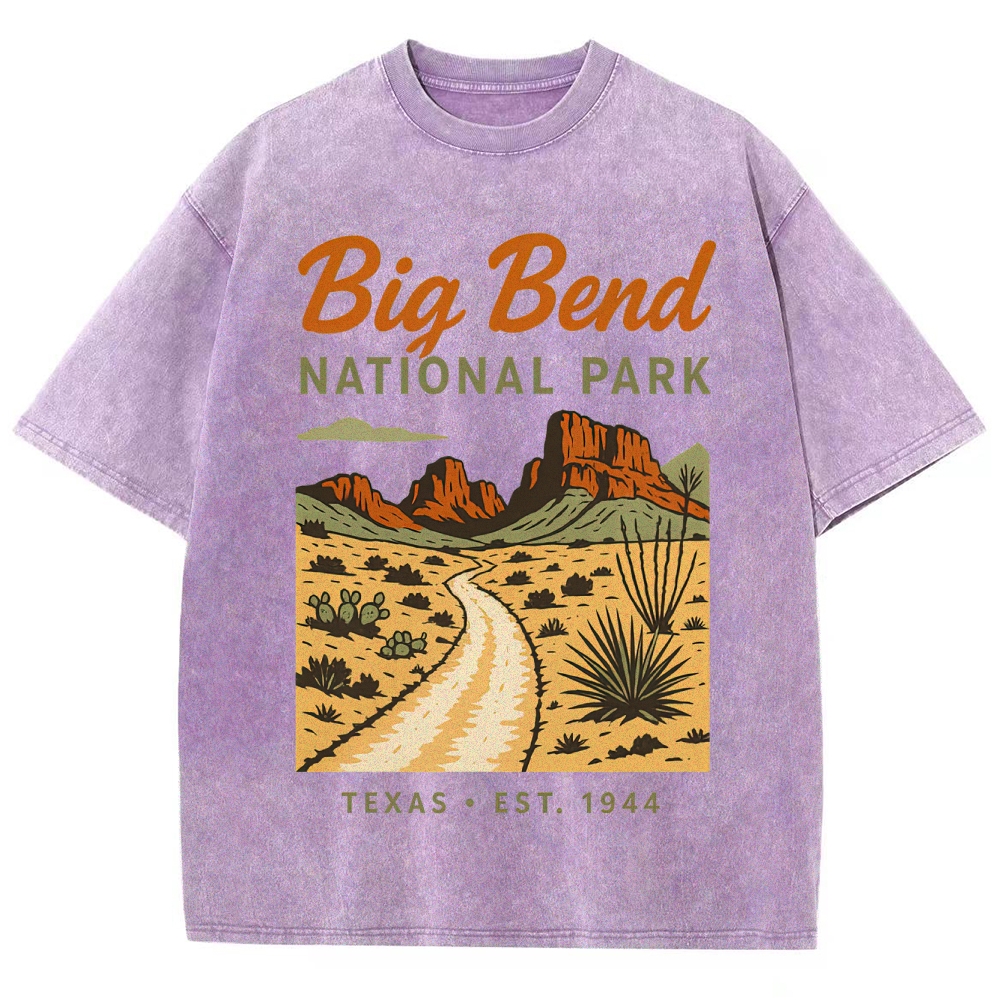 Big Bend National Park Retro Washed T-Shirt