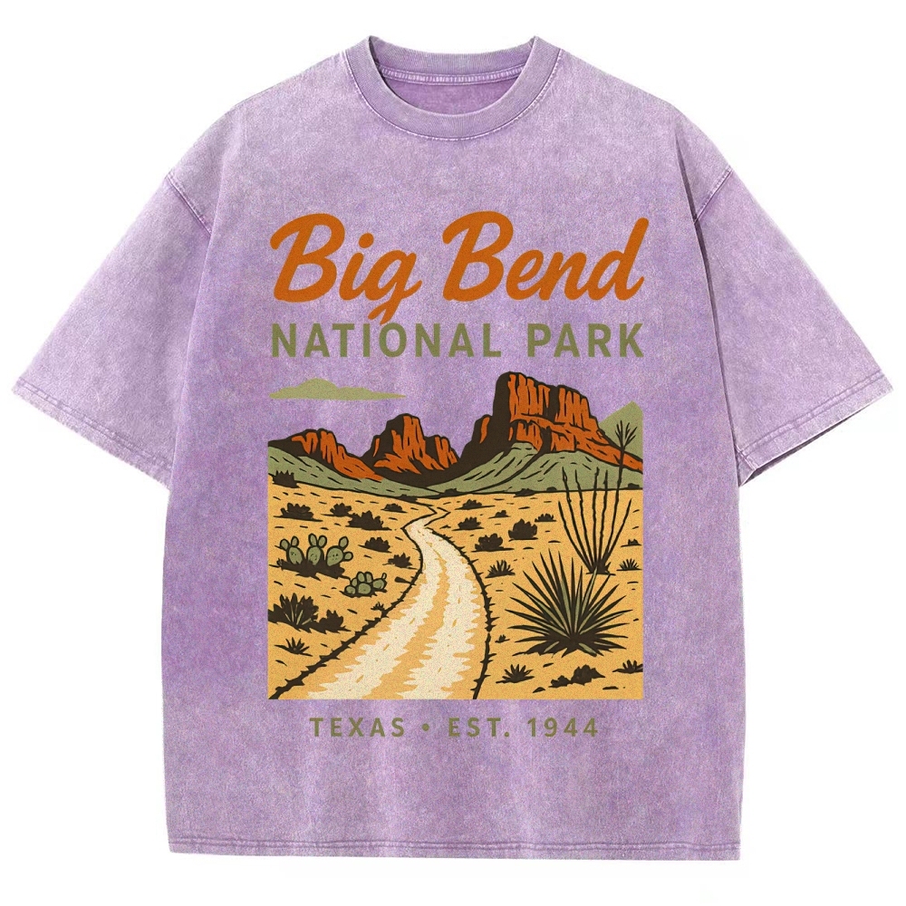 Big Bend National Park Retro Washed T-Shirt