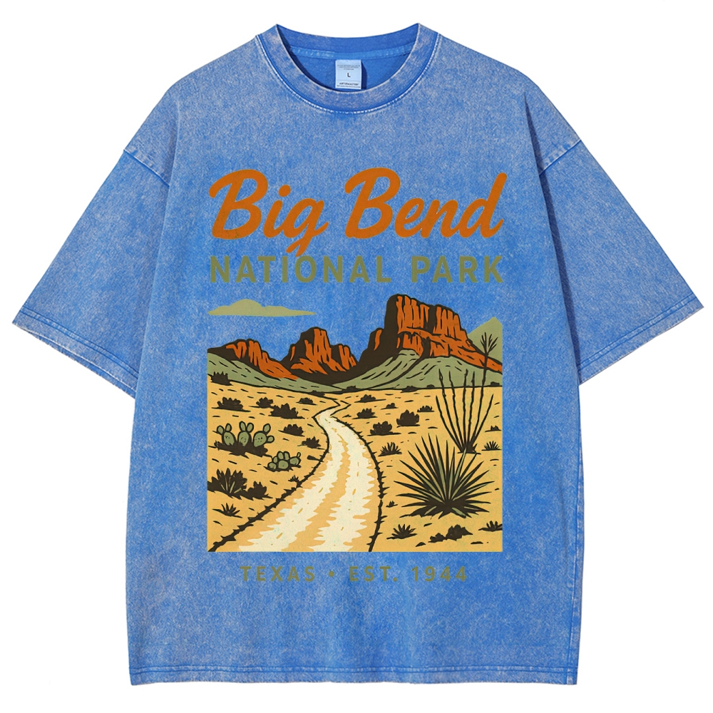 Big Bend National Park Retro Washed T-Shirt
