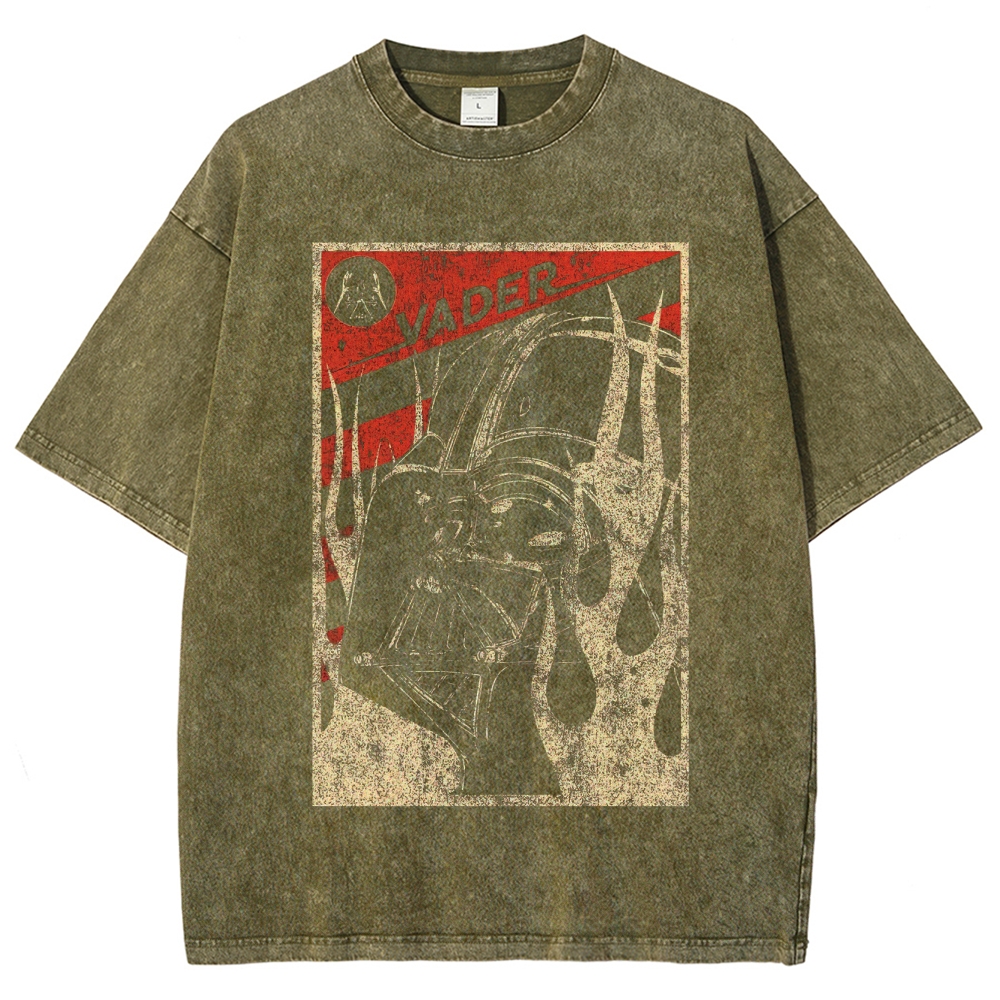 Darth Vader Retro Propaganda Washed T-Shirt
