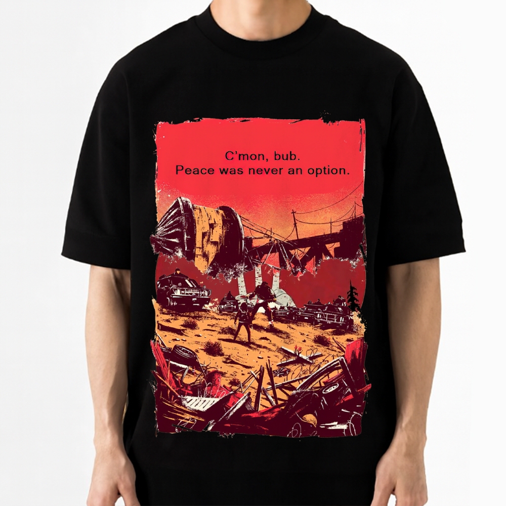 Post-Apocalyptic Survivor Quote Cotton T-shirt