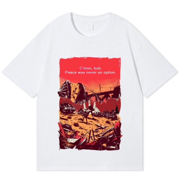 Post-Apocalyptic Survivor Quote Cotton T-shirt