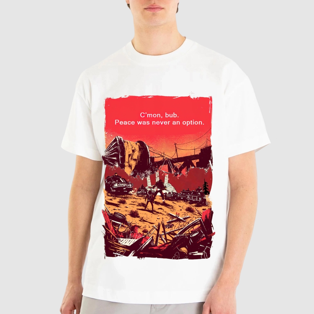 Post-Apocalyptic Survivor Quote Cotton T-shirt