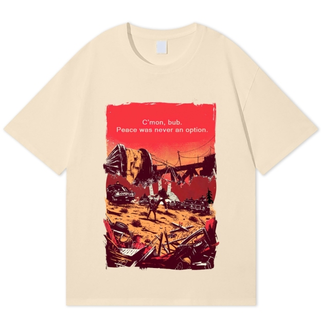 Post-Apocalyptic Survivor Quote Cotton T-shirt