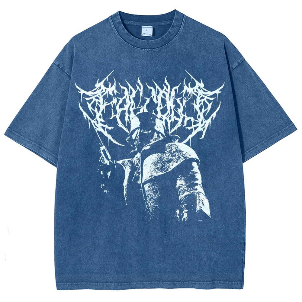 Wasteland Soldier & Dark Creed Washed T-Shirt 