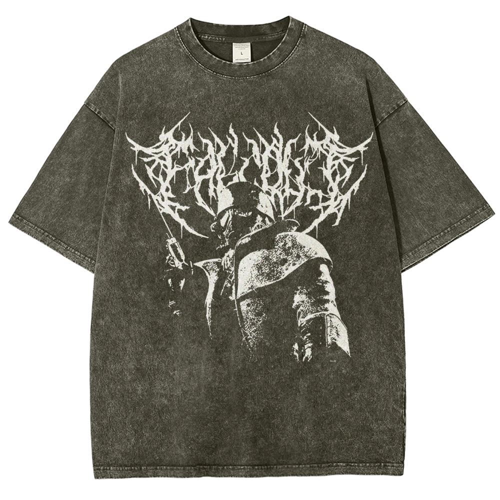 Wasteland Soldier & Dark Creed Washed T-Shirt 