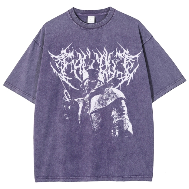 Wasteland Soldier & Dark Creed Washed T-Shirt 
