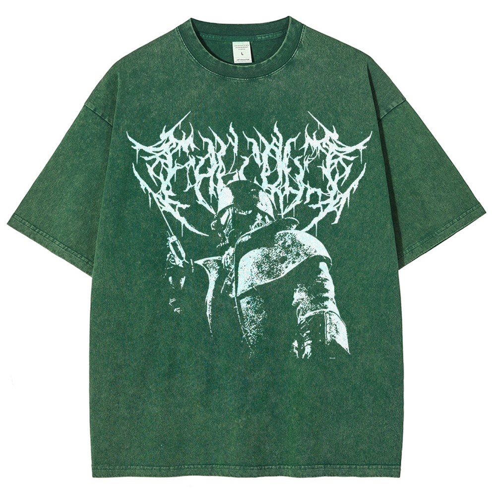 Wasteland Soldier & Dark Creed Washed T-Shirt 