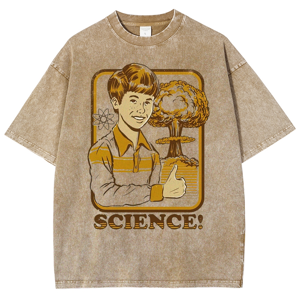 Science! Retro Atomic Washed T-Shirt