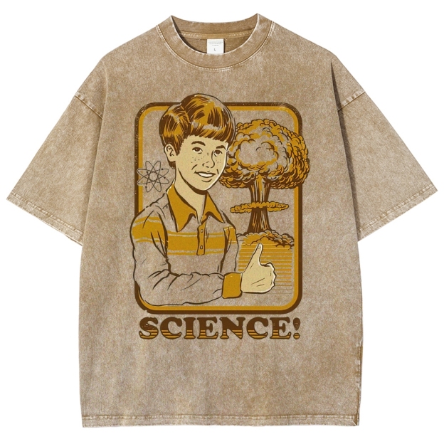Science! Retro Atomic Washed T-Shirt