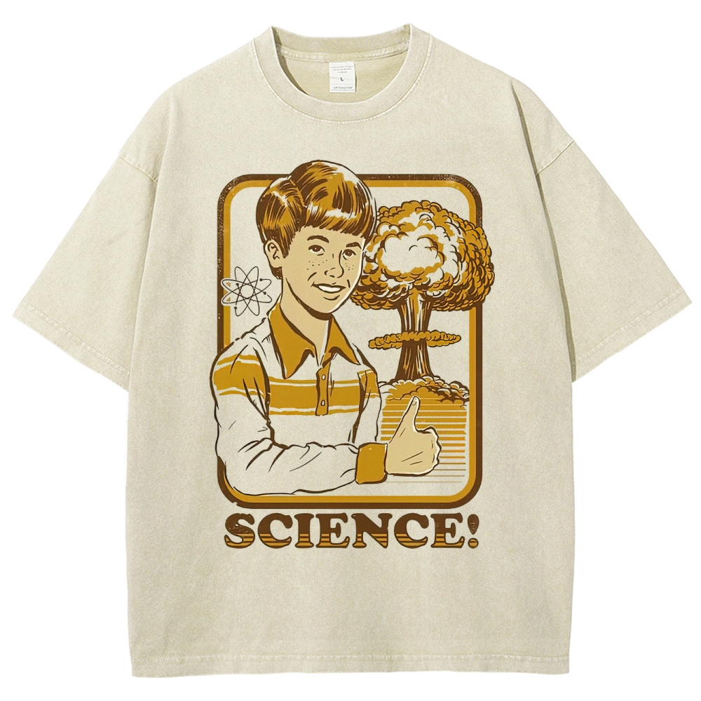 Science! Retro Atomic Washed T-Shirt