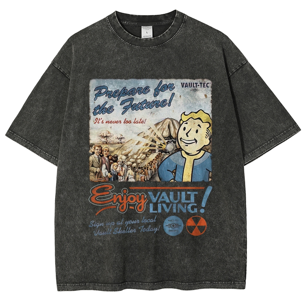 Vault-Tec Prepare for the Future Washed T-Shirt