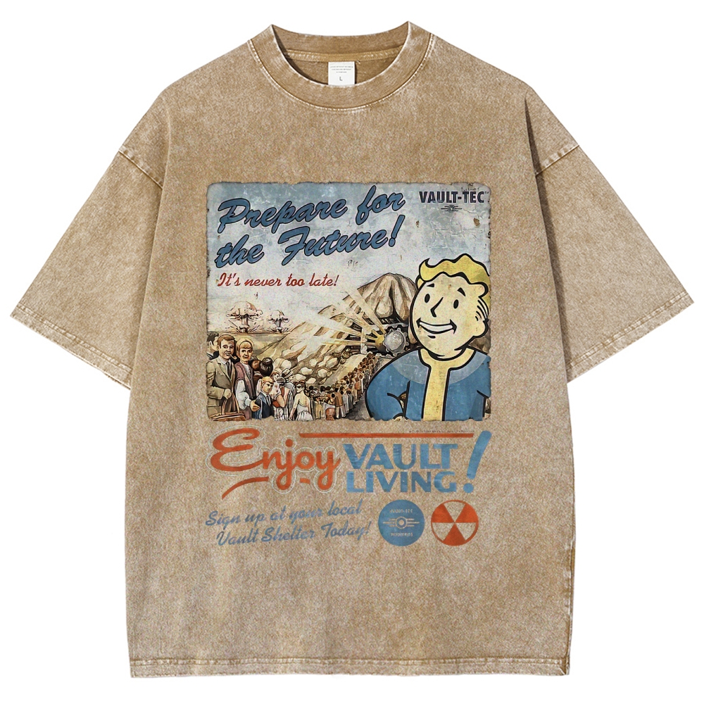 Vault-Tec Prepare for the Future Washed T-Shirt