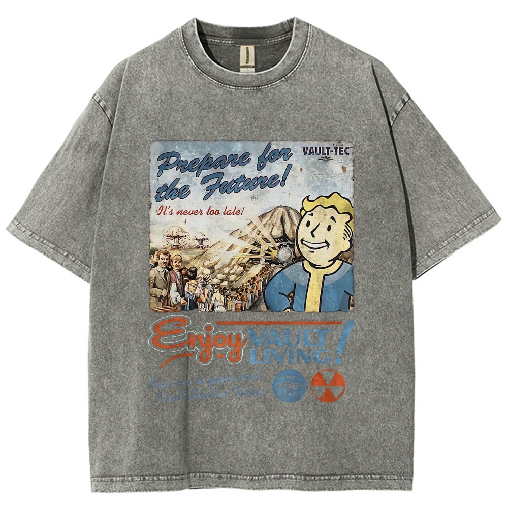 Vault-Tec Prepare for the Future Washed T-Shirt